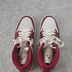 Nike Red and White Women's Sneakers